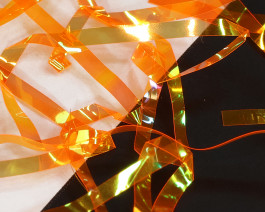 Perdigon Strips, 1.5 mm, Hot Orange Pearl / 41